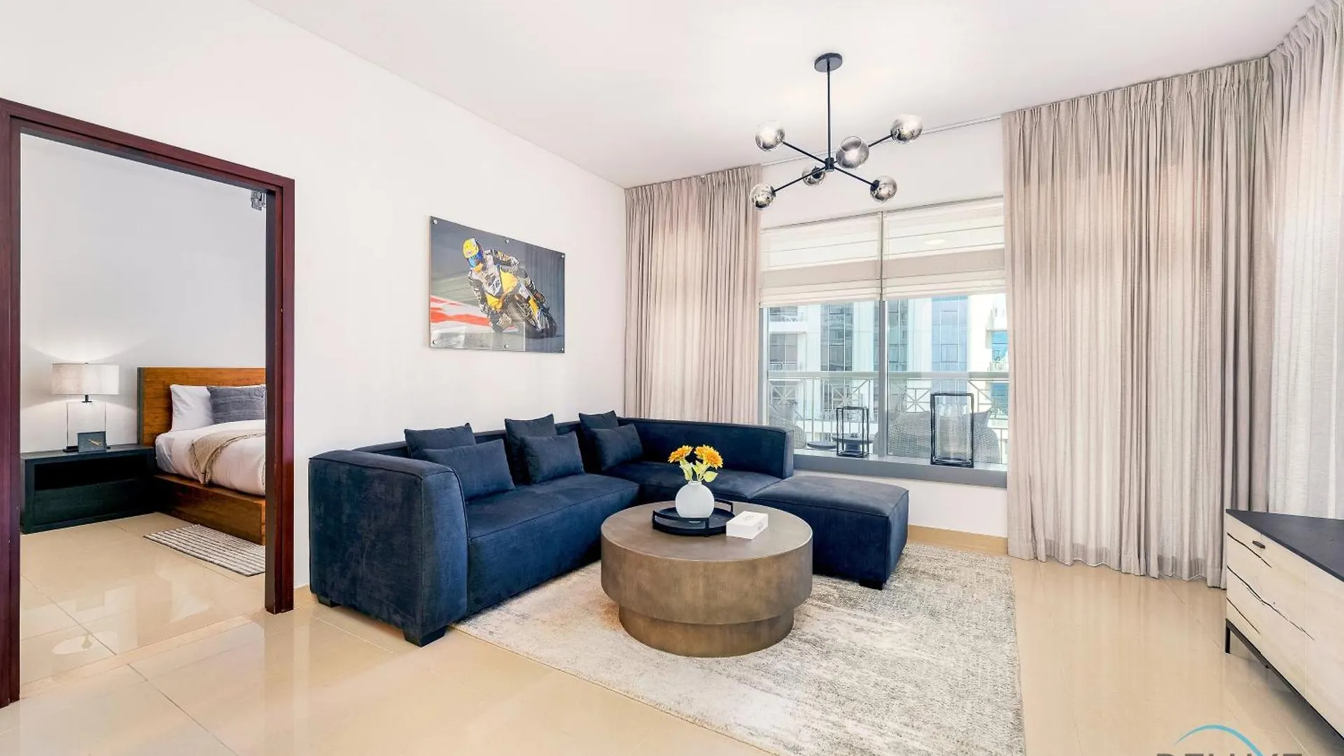 公寓 Charming 1Br In Bd 29 Blvd Tower 2 Downtown Dubai By Deluxe Holiday Homes 阿拉伯联合酋长国